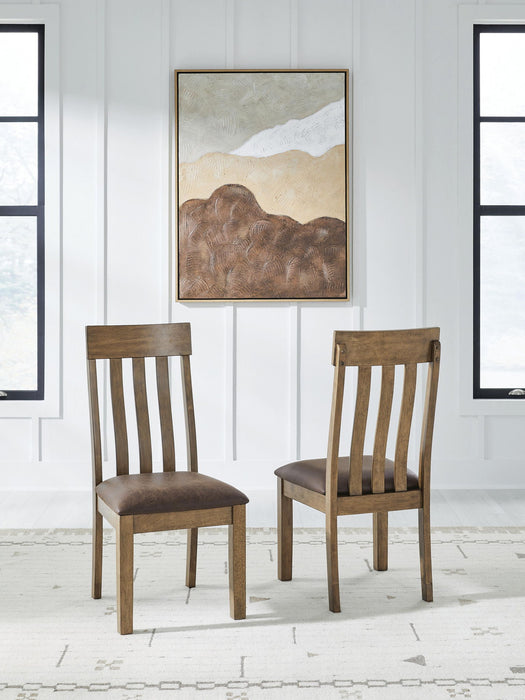 Urbinforte - Dining Upholstered Side Chair (Set of 2) - Light Brown