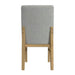 Portland - Square Back Dining Side Chair (Set of 2) - Natural / Gray - Stylish Home Furniture