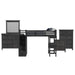 Hampton Kids - Loft With Staircase And Desk With Speaker Bedroom Set - Stylish Home Furniture