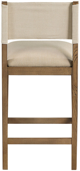 Avon - Linen Textured Performance Fabric Counter Stool