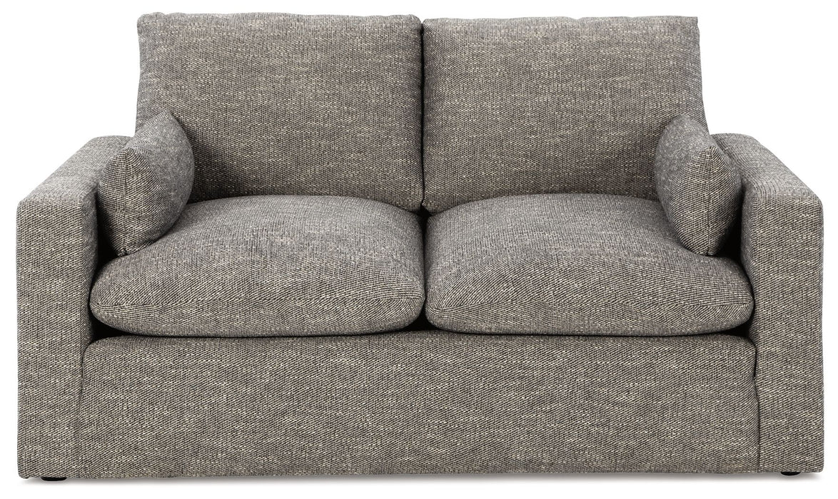 Dramatic - Loveseat - Granite - Stylish Home Furniture