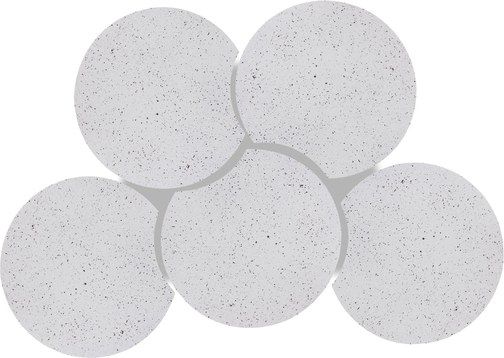 Dimple - 5 Piece Modular Coffee Table - Terazzo Finish