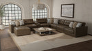Siena - Modular Sectional And Cocktail Ottoman - Stylish Home Furniture