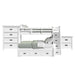 Hampton Kids - Bunk With Staircase And Trundle Bedroom Set - Stylish Home Furniture
