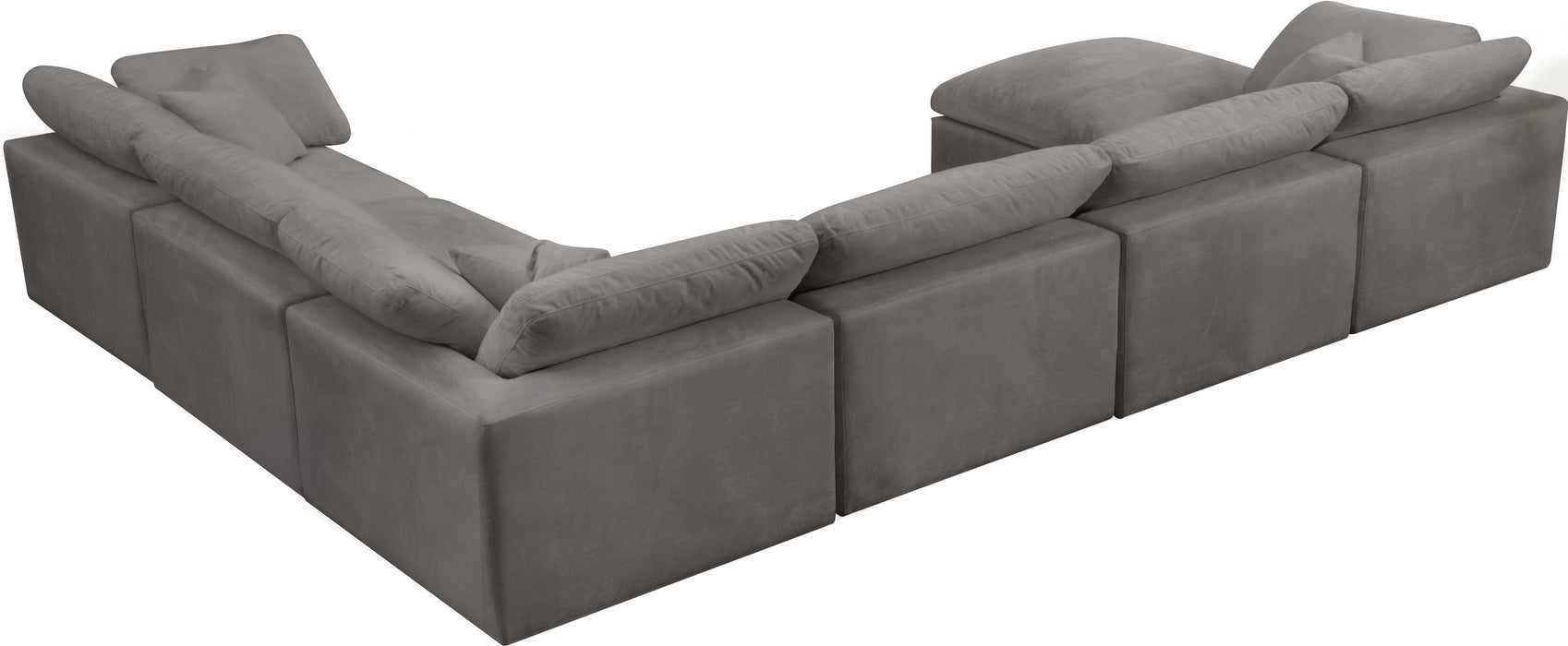 Cozy - Modular Sectional Cloud 7 Piece - Grey