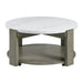 Rosamel - Round Coffee Table - Gray - Stylish Home Furniture