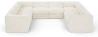 Rummi - Velvet Performance Fabric Upholstered Modular Sectional - Stylish Home Furniture