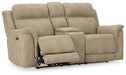 Next-Gen Durapella - Reclining Power Loveseat With Console - Stylish Home Furniture