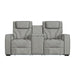 Blitz - Motion Loveseat With Console, And LED - Stylish Home Furniture