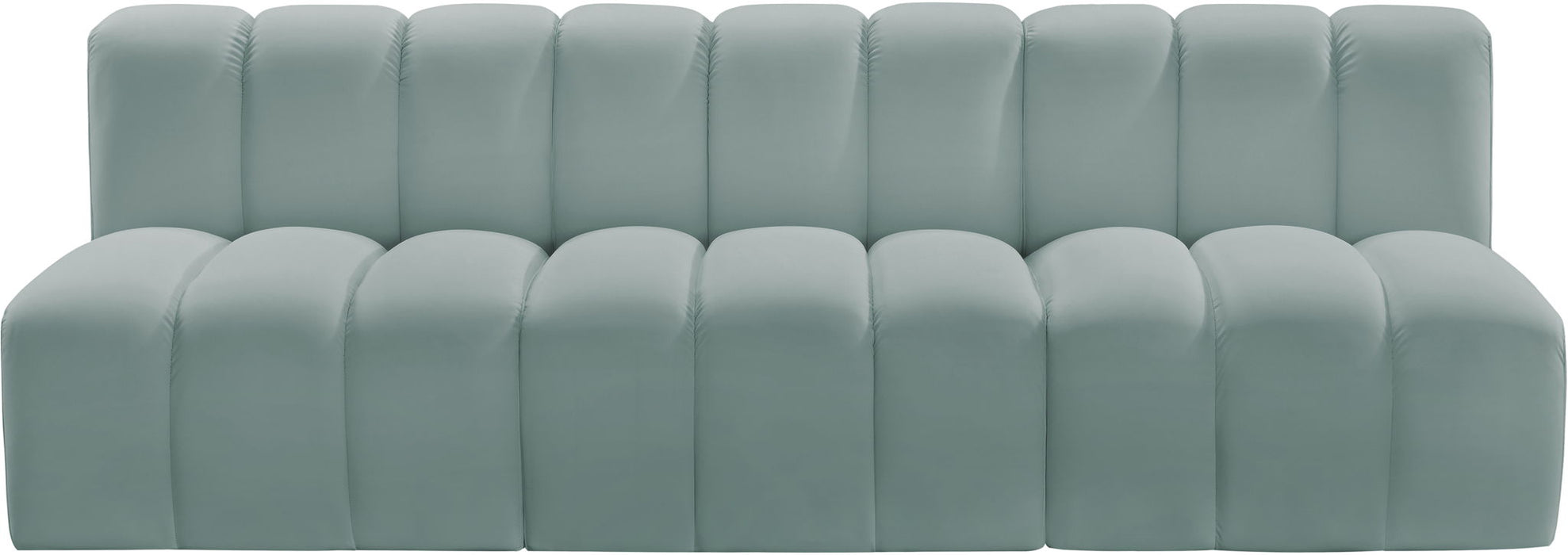 Arc - Faux Leather 3 Seats Modular Sofa