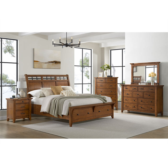 Gage - Sleigh Storage Bed