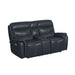 Aruba - 2 Piece Living Room Set (Sofa & Loveseat) - Pebble Navy - Stylish Home Furniture