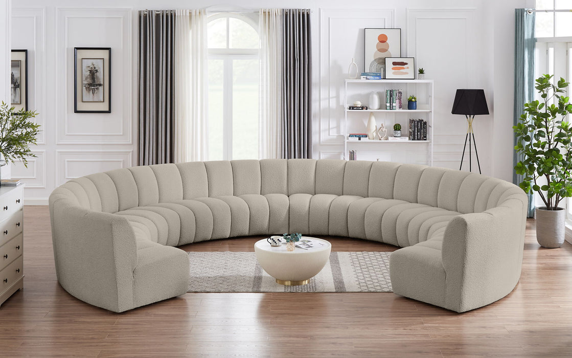 Infinity - 10 Piece Boucle Modular Sectional