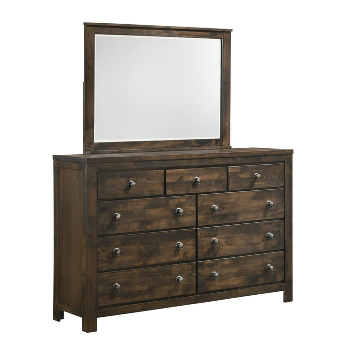 Blue Ridge - Mirror - Rustic Gray