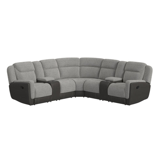 Hornet - 3 Piece Motion Sectional Set With Console And 2 Recliners