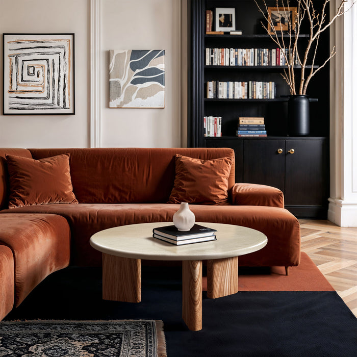 Avaya - Concrete And Fiberglass Indoor / Outdoor Coffee Table