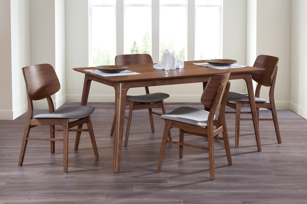 Oscar - 60" Dining Walnut Table Set