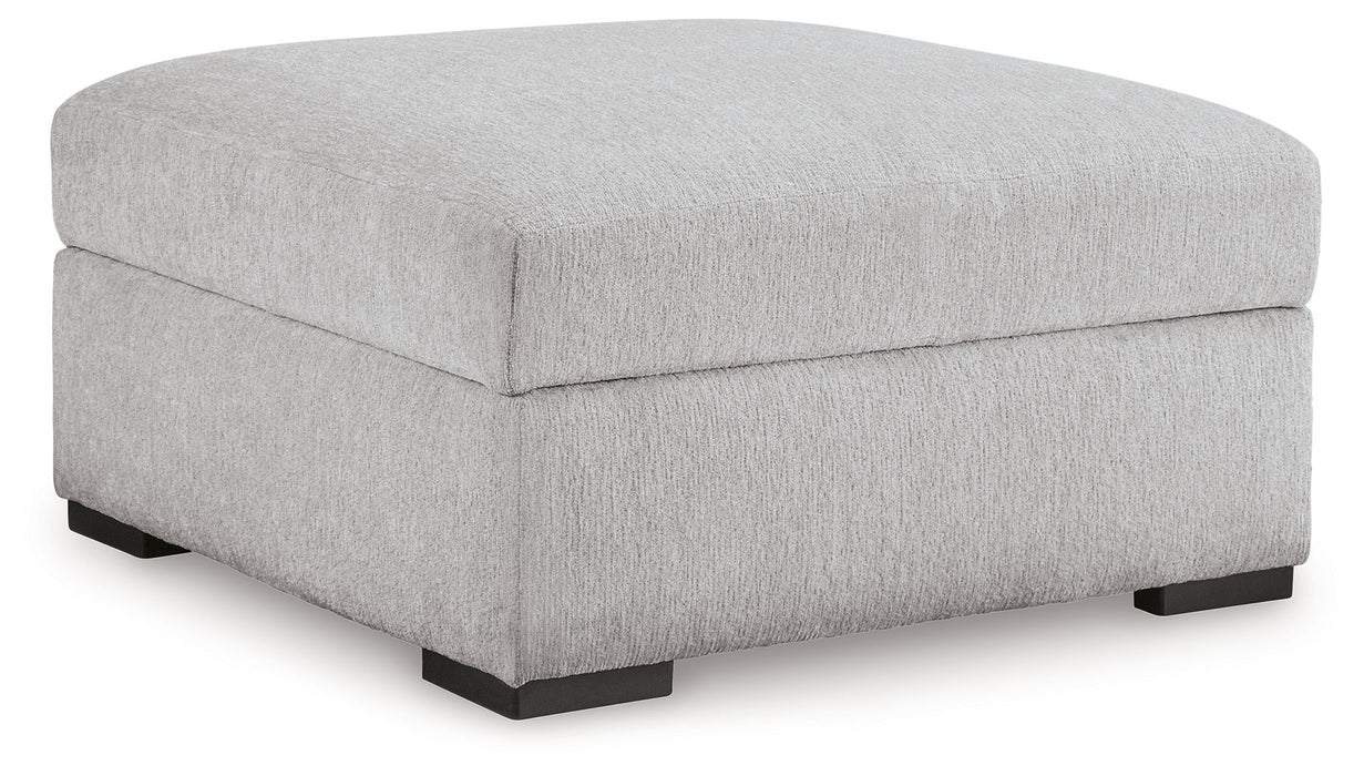 Gabyleigh - Ottoman With Storage - Nickel - Stylish Home Furniture