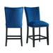 Francesca - Velvet Counter Height Chair (Set of 2) - Stylish Home Furniture