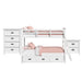 Hampton Kids - Bunk With Ladder And Trundle Bedroom Set - Stylish Home Furniture