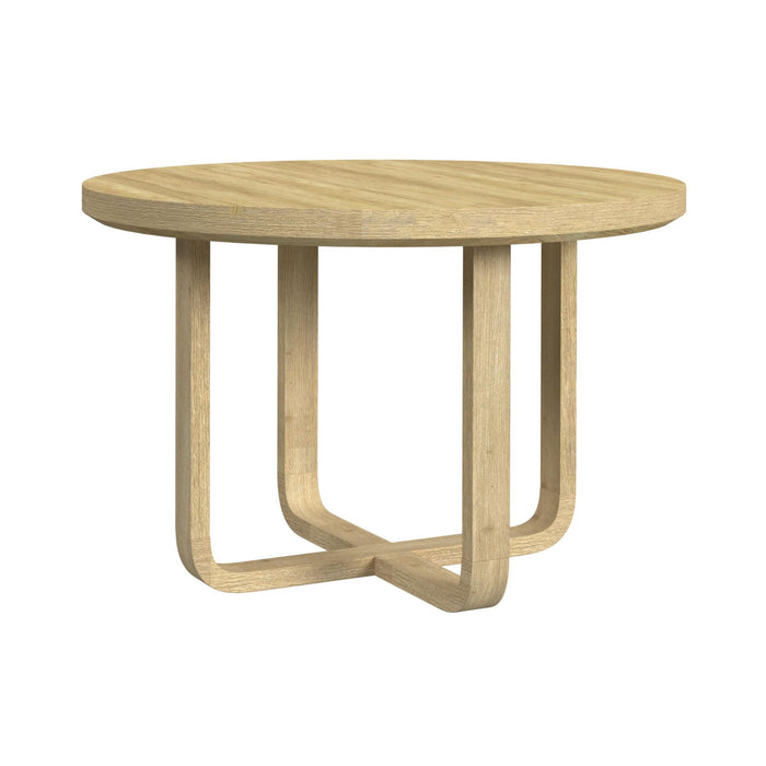 Ridgemont - 5 Piece Standard Height Dining Set (Round Table And Four Chairs) - Natural - Stylish Home Furniture