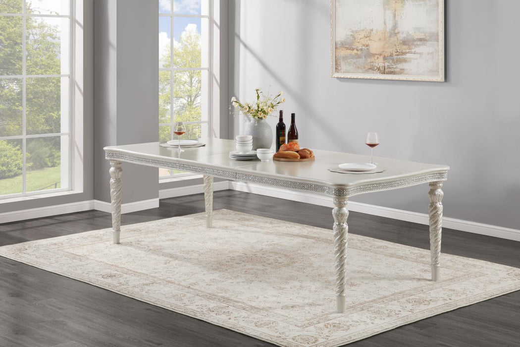 D033 - Dining Table - Silver
