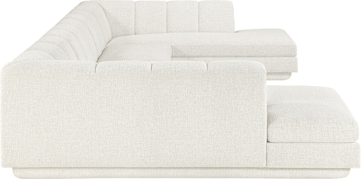 Modari - Sectional - Cream - Stylish Home Furniture