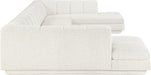 Modari - Sectional - Cream - Stylish Home Furniture