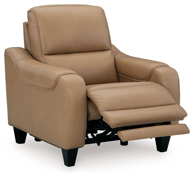 Mosswell - Power Recliner With Adj Headrest - Toffee - Stylish Home Furniture