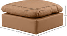 Indulge - Faux Leather Ottoman - Stylish Home Furniture