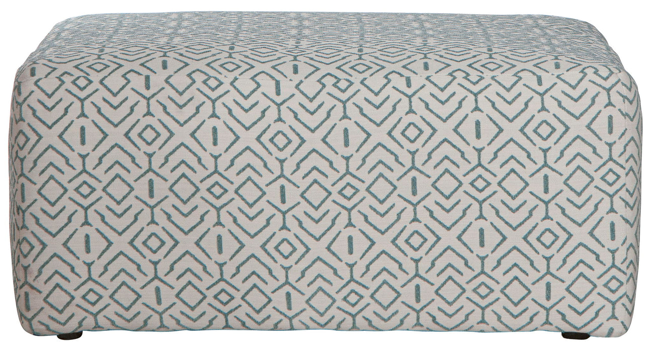Howell - Cocktail Ottoman - Aqua