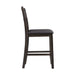 Amherst - Counter Height Faux Leather Side Chair (Set of 2) - Walnut - Stylish Home Furniture