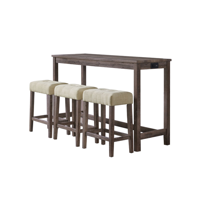 Oak Lawn - Bar Table Single Pack - Stylish Home Furniture