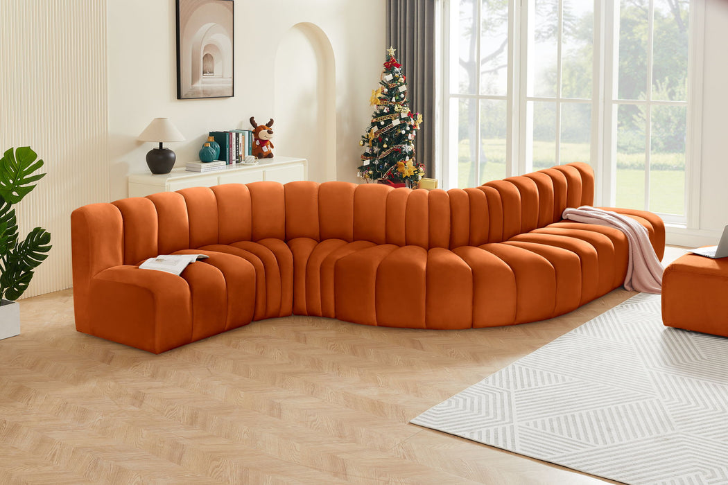 Arc - Velvet 7 Piece Modular Sofa