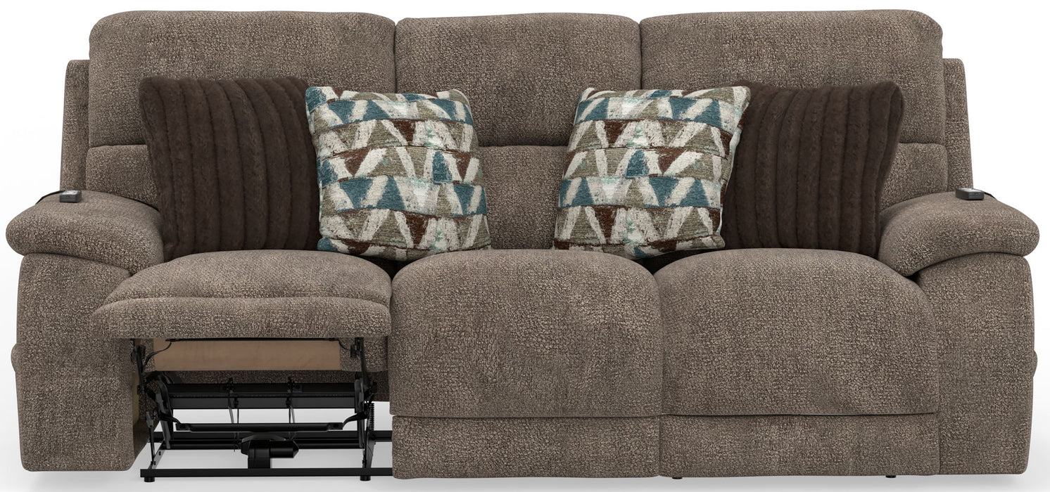 Joya - Power Headrest Power LayFlat Reclining Sofa With CR3 Heat/Massage/Lumbar/ZG - Stylish Home Furniture