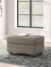 Triston-Peaks - Ottoman - Suede - Stylish Home Furniture