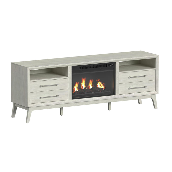 Westland - 4 Piece Entertainment Unit With 71" TV Console - Almond - Stylish Home Furniture