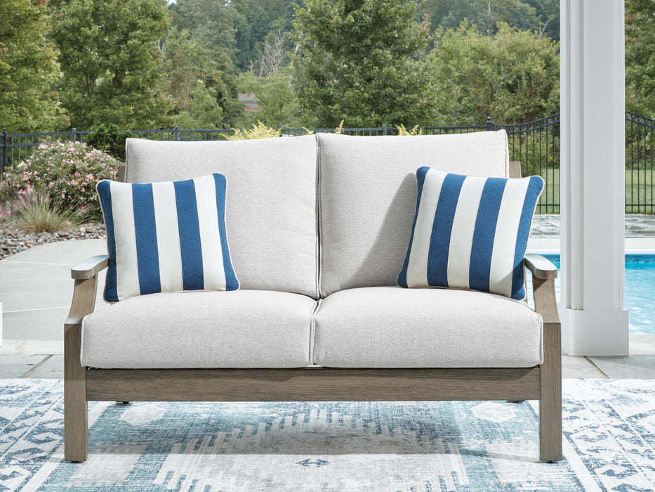 Rainier Ranch - Loveseat With Cushion - Brown / Beige - Stylish Home Furniture