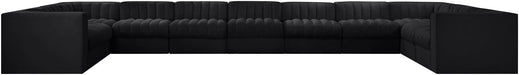 Rummi - Velvet Performance Fabric Upholstered 11 Piece Modular Sectional - Stylish Home Furniture
