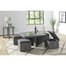 Uster - 2 Piece Occasional Set (Coffee Table And End Table) - Light Gray - Stylish Home Furniture