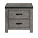 Wade - 2-Drawer Nightstand - Black Finish - Stylish Home Furniture