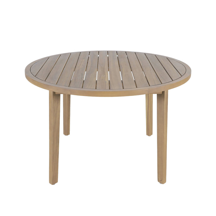 Arden - Round Patio Dining Table - Natural - Stylish Home Furniture