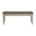 Farmington - Storage Dining Bench - Medium Brown And Washed Stone - Stylish Home Furniture