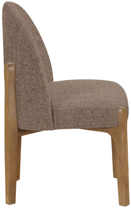 Torino - Upholstered Dining Chair With Brushed Brown Base (Set of 2)