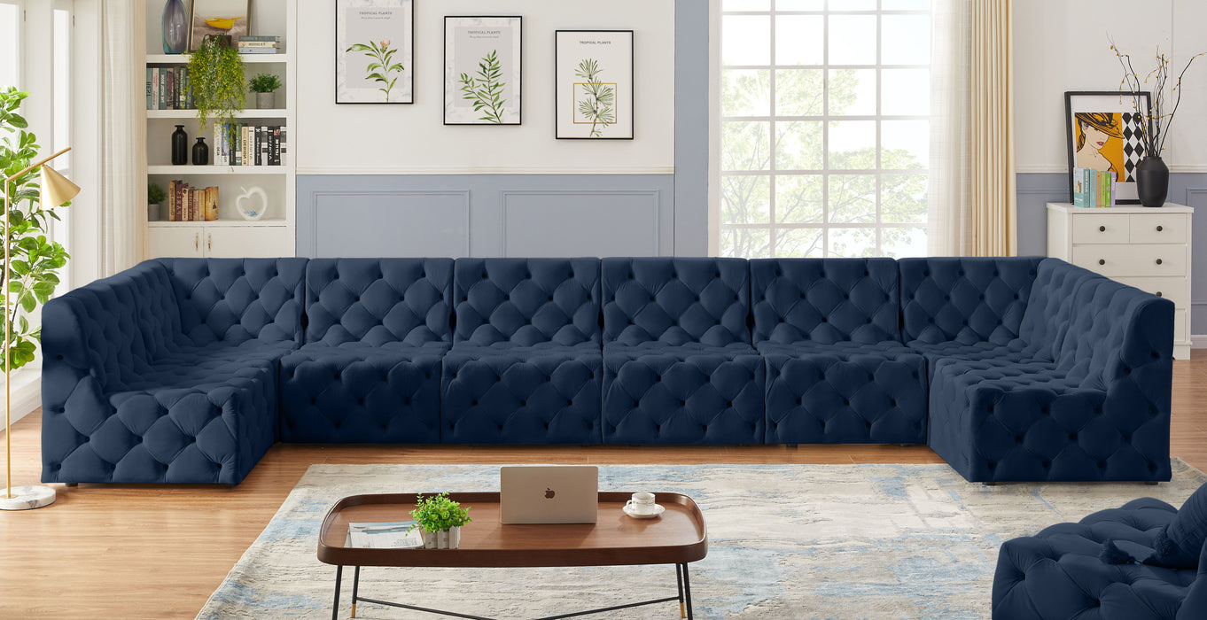 Tuft - Modular Sectional 8 Piece - Navy - Modern & Contemporary