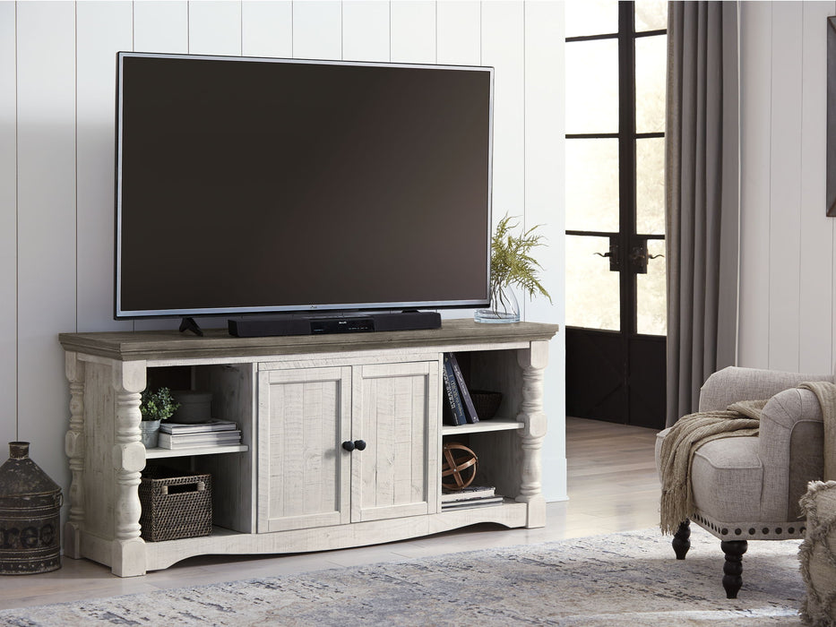 Havalance - Extra Large TV Stand - 2 Doors - Brown / Beige - Stylish Home Furniture
