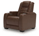 High Impact - Power Recliner / Adj Headrest - Tobacco - Stylish Home Furniture