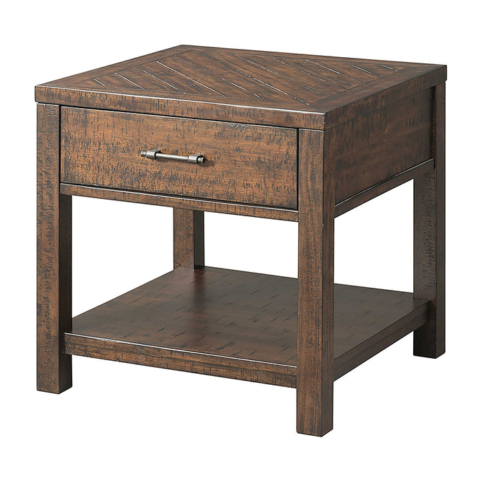 Jax - End Table - Dark Walnut - Stylish Home Furniture