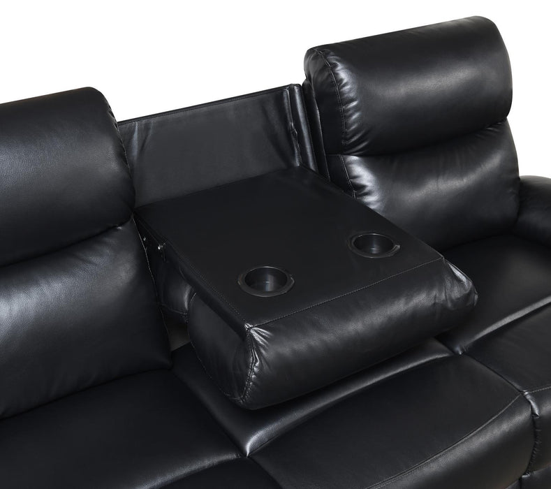 U184 - Motion Loveseat - Black