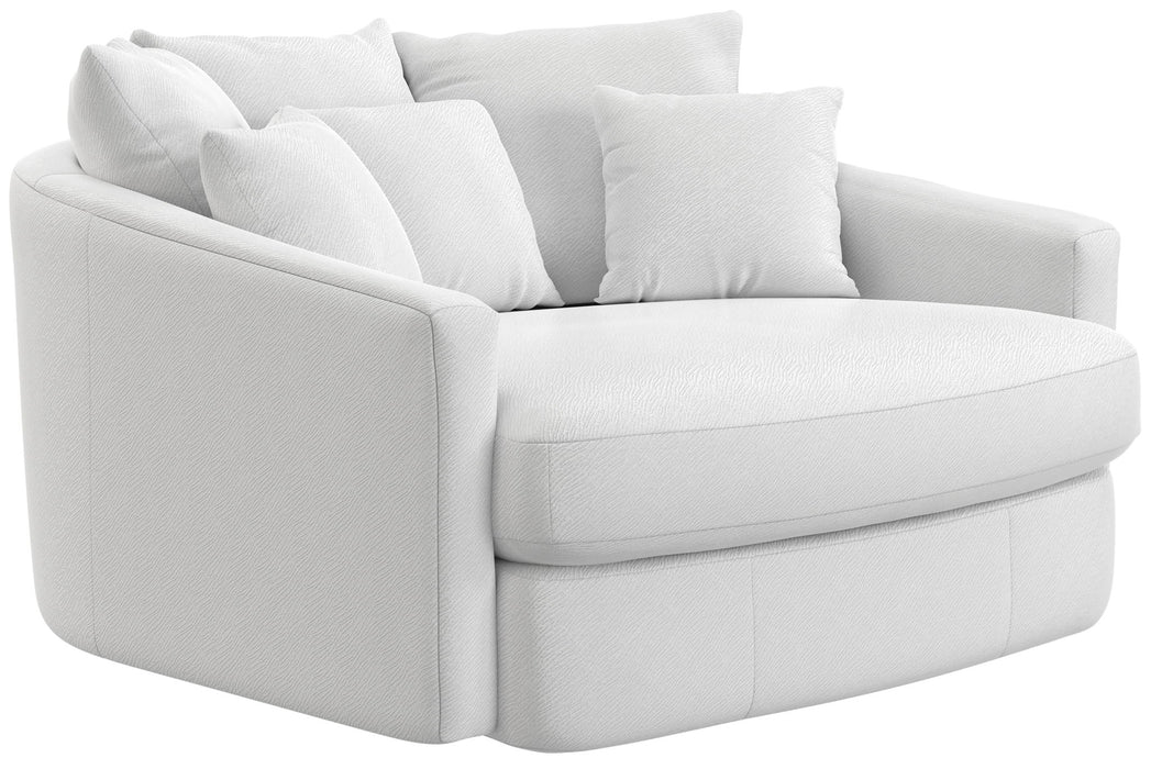 Matty - Round Accent Cuddle Chaise - Stylish Home Furniture